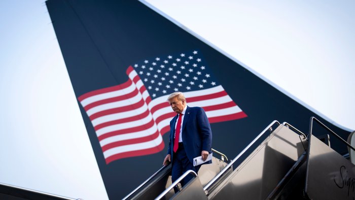 Trump says eu call set up trade meetings is positive