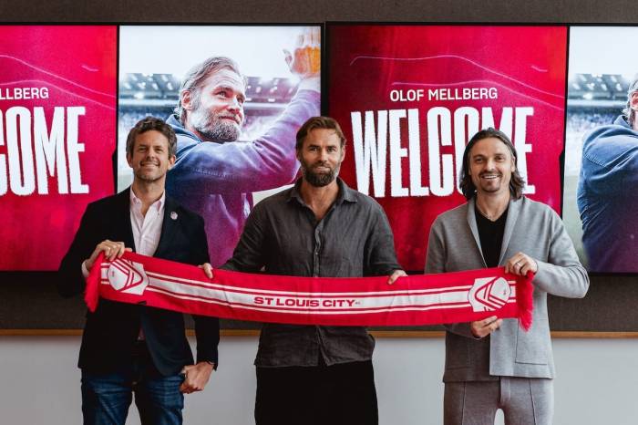 St. Louis City hire Olof Mellberg as new head coach St louis city fire coach olof mellberg after 15 matches