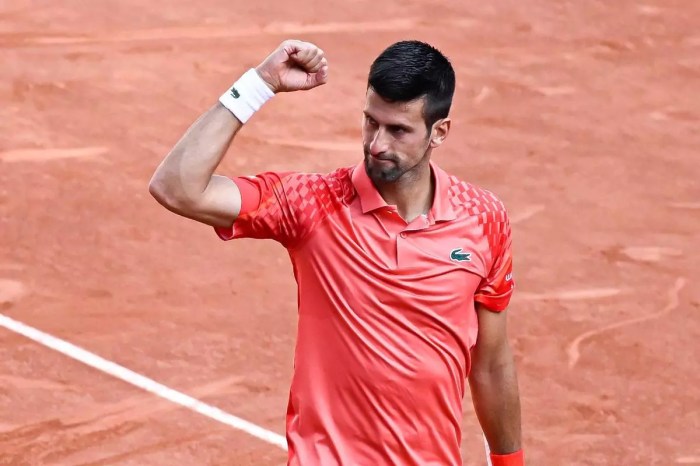 Novak Djokovic message sparks outrage after French open victory Djokovic still undecided next years french open after semi final defeat