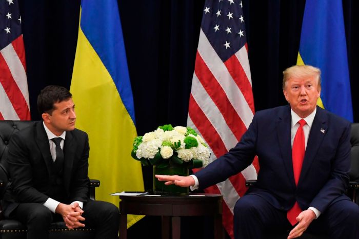 Donald Trump Boasted He Sent Ukraine Military Aid, Ignores Impeachment ... Ukraine minerals us security shield trump
