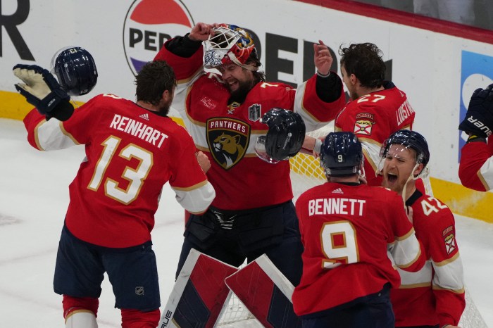 Oilers beat Panthers 5-3 in Stanley Cup Final, force Game 6 – NBC Bay Area Oilers rally upend panthers ot game 1 finals
