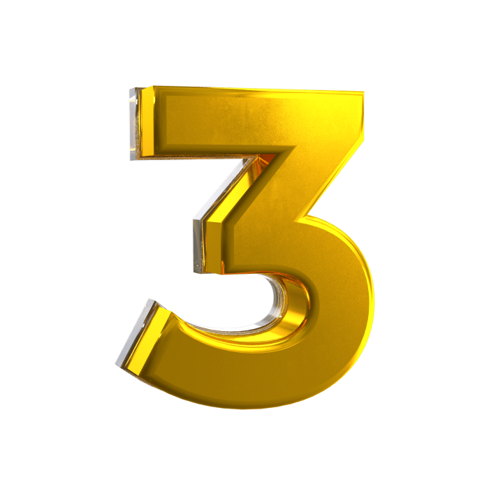 Number 3 PNGs for Free Download Number 3 PNGs for Free Download