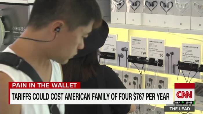 Trump's tariffs will cost Americans thousands, report says What are tariffs trump imposing import taxes