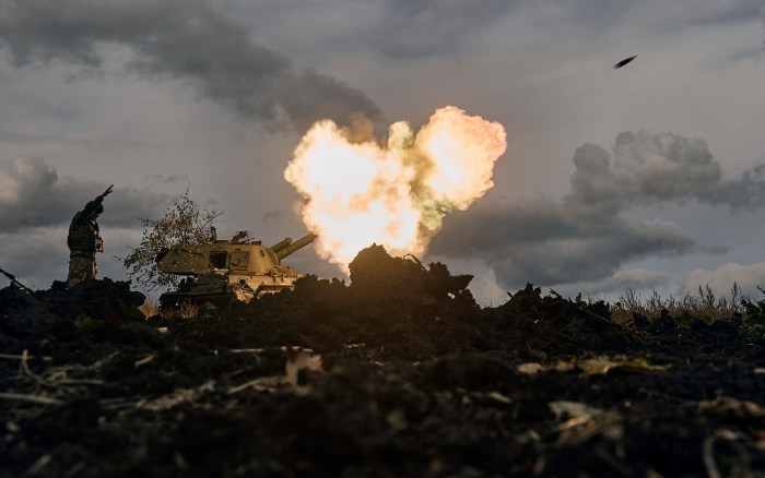 Russian Army bombs 110 Ukrainian soldiers in Donetsk with mortars ... Ukraines military says it struck russias tambov gunpowder plant