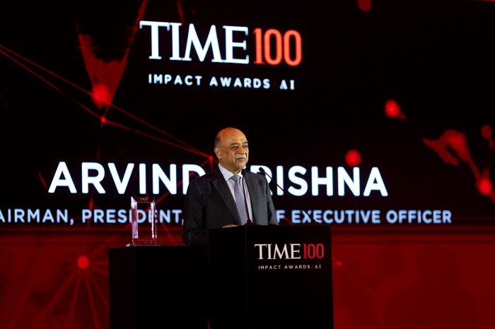 Arvind Krishna Celebrates the Work of a Pioneer | TIME Arvind krishna claude shannon time100 impact awards
