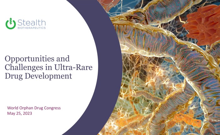 Stealth BioTherapeutics CEO Reenie McCarthy Highlights Opportunities Us fda asks stealth biotherapeutics resubmit application rare genetic condition