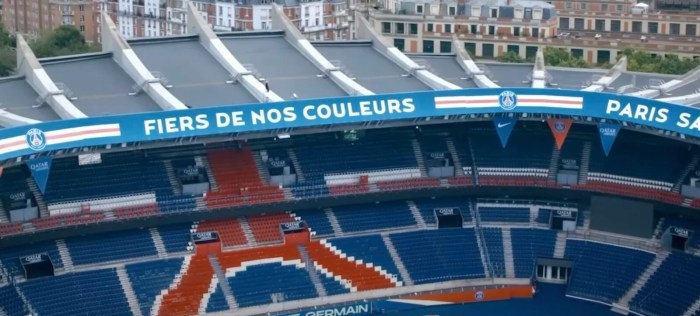 Psg fans invade pitch souvenirs after champions league triumph