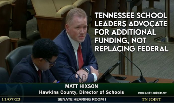 Top Tennessee lawmakers start push to reject billions of dollars in ... Tennessee sues us education department over grants hispanic serving colleges
