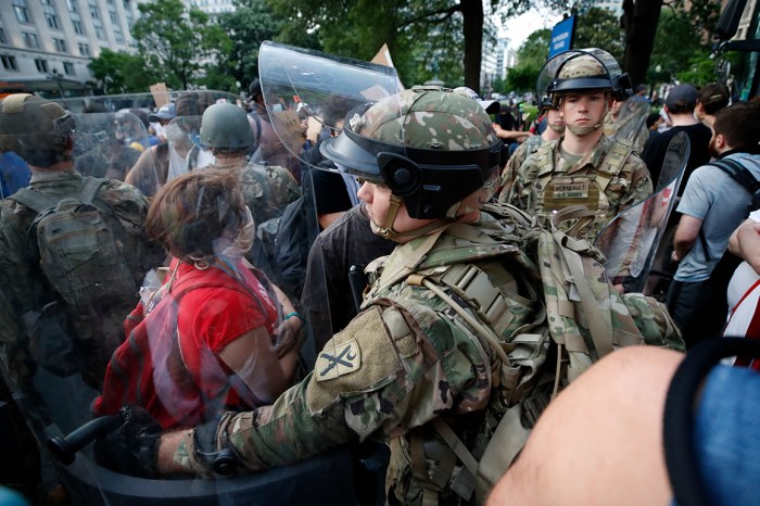 ‘What I saw was just absolutely wrong’: National Guardsmen struggle ... La protests national guard crackdown essay