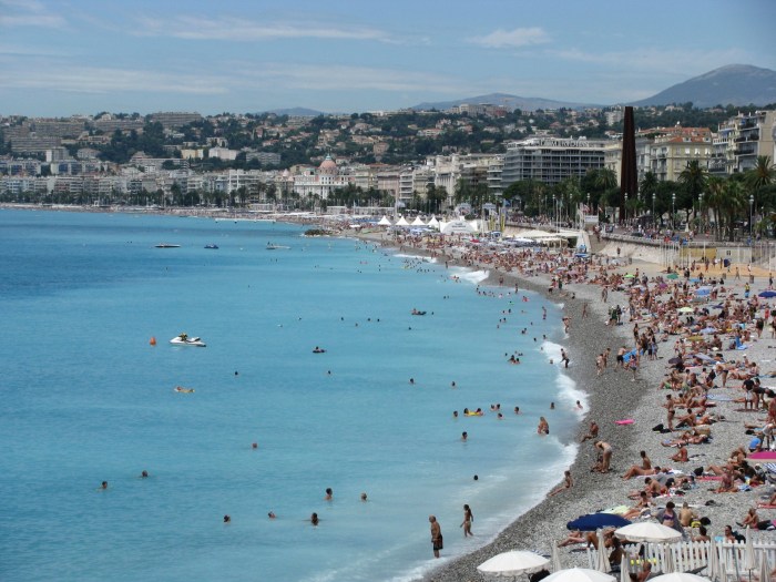 Beach In Nice, France Free Stock Photo - Public Domain Pictures France lose dembele barcola injury ahead germany clash