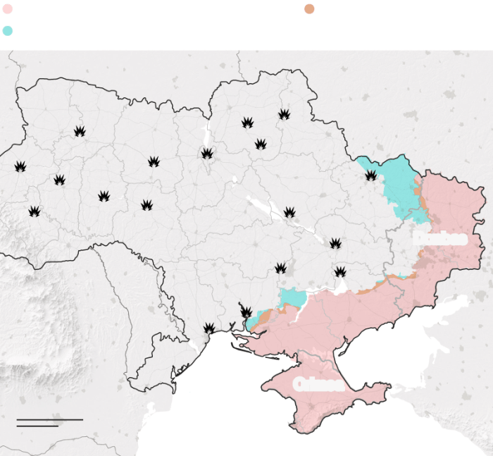 Russia’s withdrawal from Ukraine’s Kherson city explained in maps ... Russian attack ukraines kharkiv kills three wounds 22 mayor says