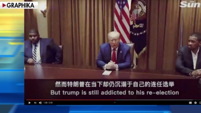 Twitter and Facebook Barred Trump. China Is on His Side. - The New York ... China manufacturing us trump factory workers ai videos social media