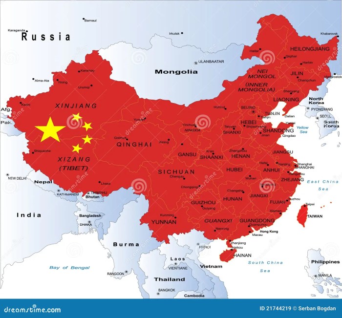 Politische Karte von China vektor abbildung. Illustration von provinz ... China increases scrutiny over rare earth magnets with new tracking system