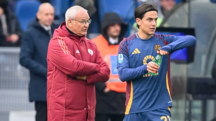 Ranieri wants to keep Dybala, Roma remain hesitant Ranieri turns down italy job stay roma senior advisor