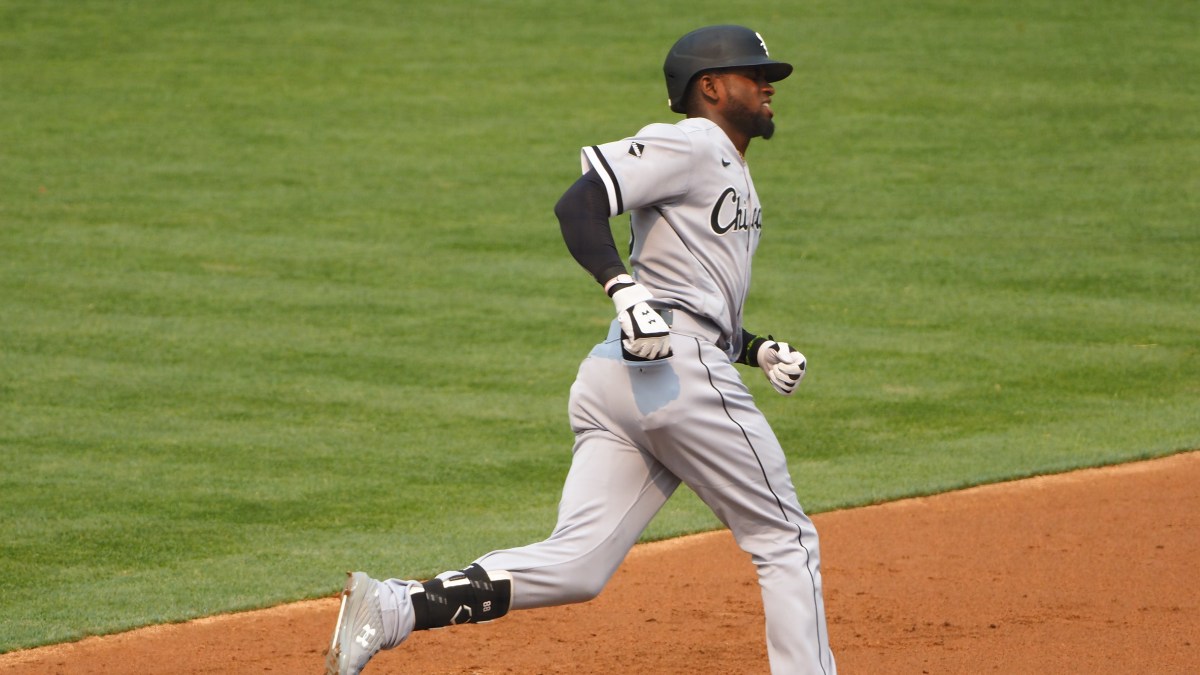 Luis Robert Injured During Home Run Derby; Says He Will Be 100% Friday ... Rare luis robert homer double spark white sox past astros