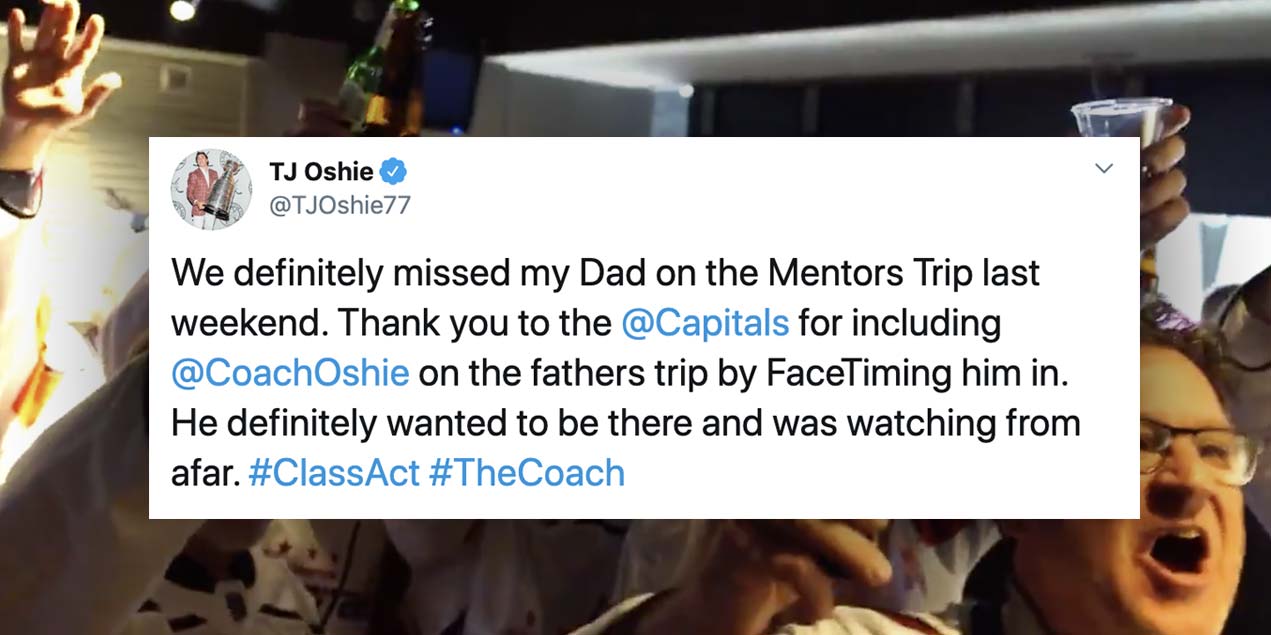 TJ Oshie flies back to DC to be with Lauren who is expecting the birth ... Capitals f tj oshie 38 retires after decorated career