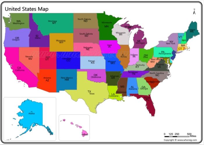 United States Map (US Map), High Resolution USA Map, List of States in USA Us coast guard responding cargo ship fire near alaska no injuries reported