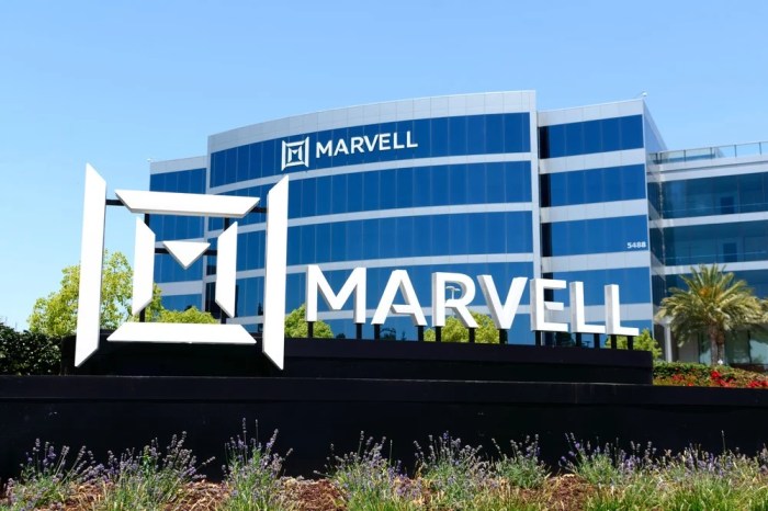 Chipmaker marvell forecasts second quarter revenue above estimates