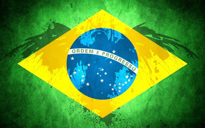 Brazil Flag Wallpaper HD Free Download